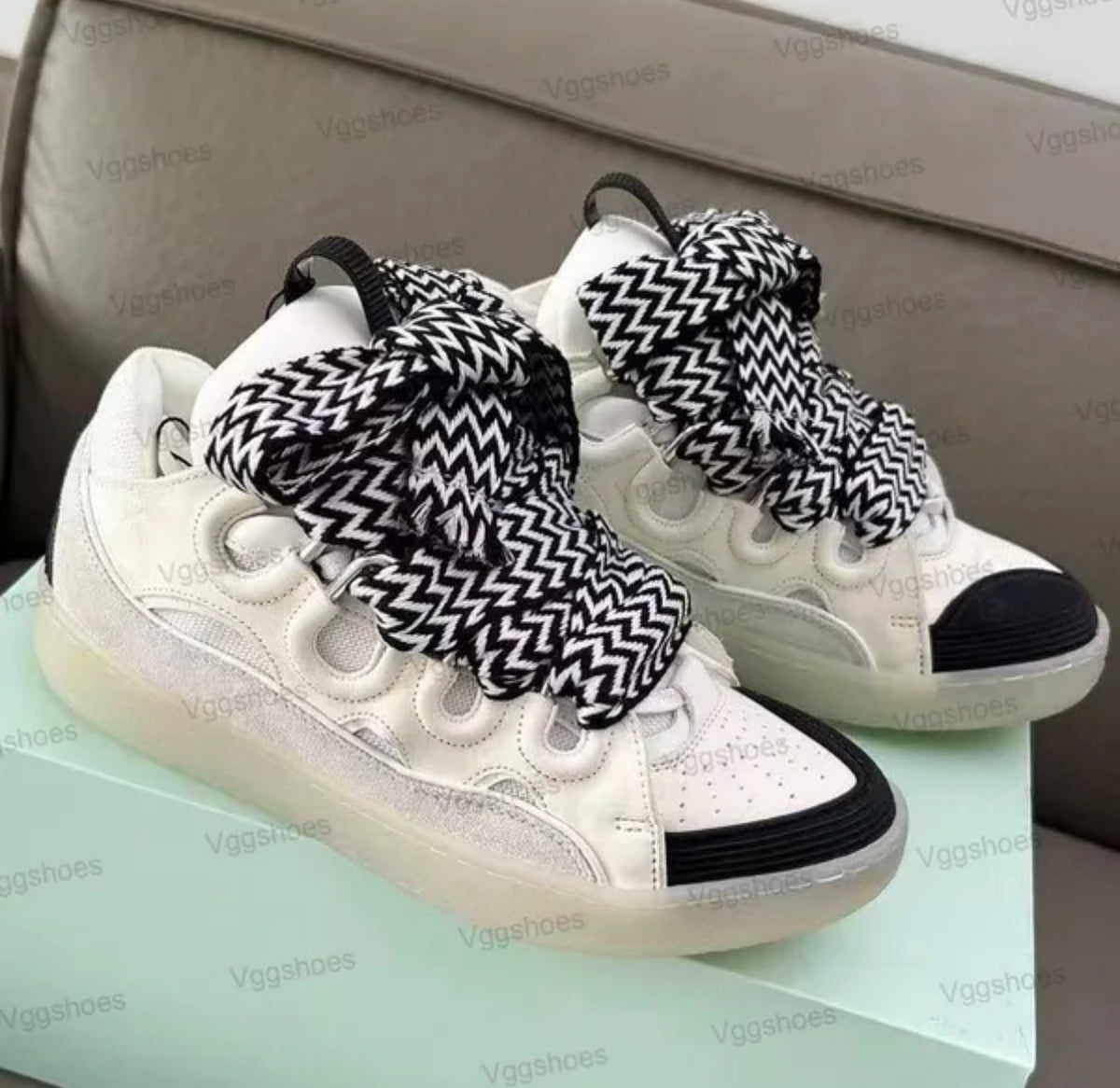 Lanvin curb sneakers