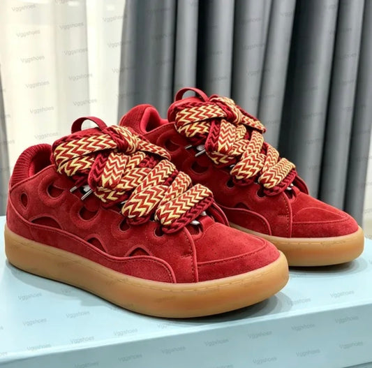 Lanvin curb sneakers