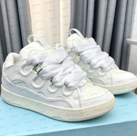 Lanvin curb sneakers