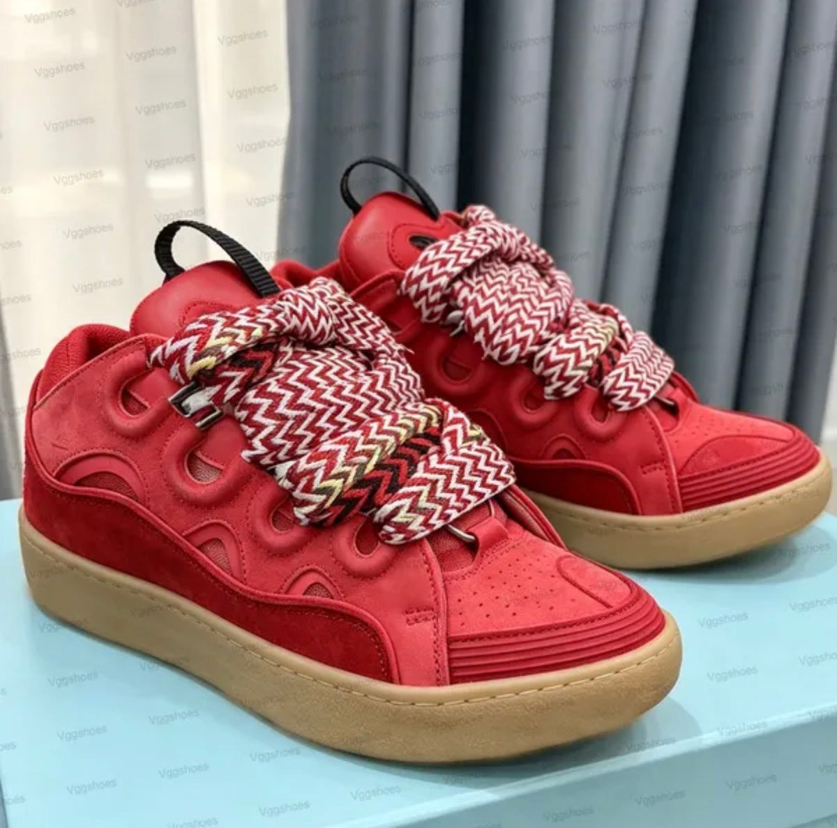 Lanvin curb sneakers