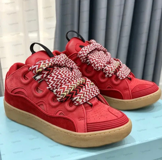 Lanvin curb sneakers
