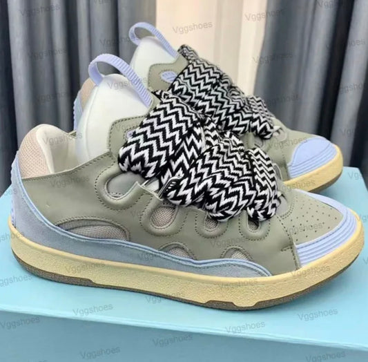 Lanvin curb sneakers