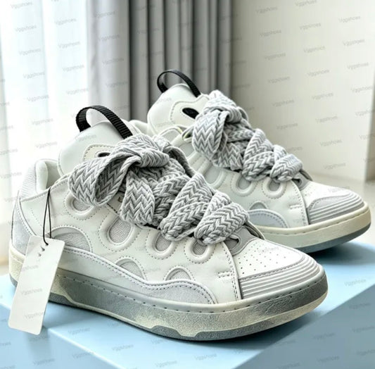 Lanvin curb sneakers