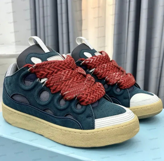 Lanvin curb sneakers