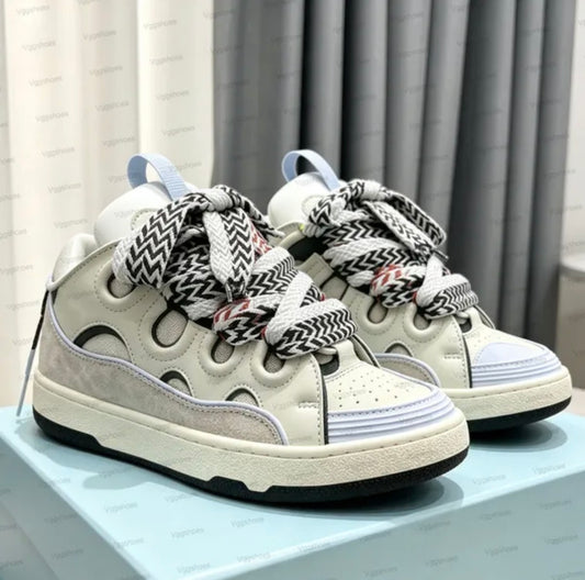 Lanvin curb sneakers