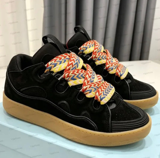 Lanvin curb sneakers