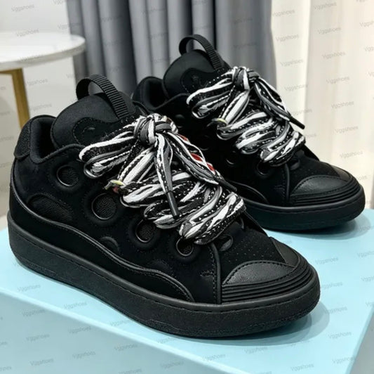 Lanvin curb sneakers