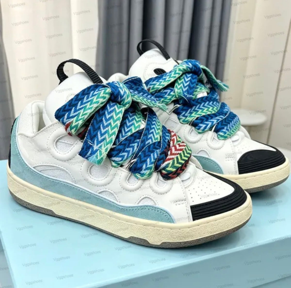 Lanvin curb sneakers