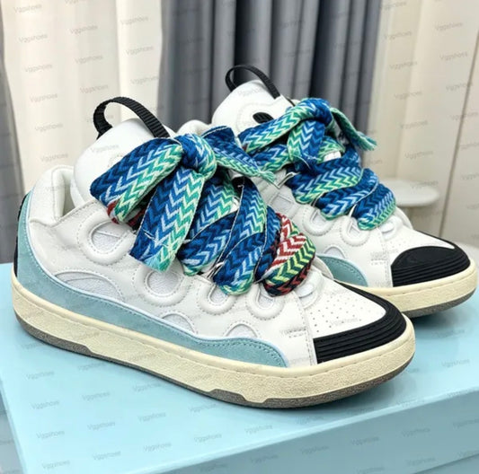 Lanvin curb sneakers